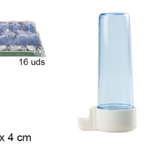 Abbeveratoio di acqua in plastica per uccelli Conf. 16 pz