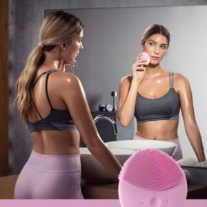 Spazzola in silicone Per Pulizia Viso Ricaricabile ad ultrasuoni