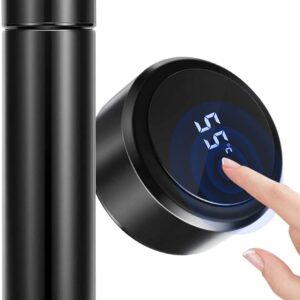 Tazze da caffè da viaggio bottiglia di acqua da 500 ml in acciaio inox 304 con schermo touch a LED indicatore della temperatura