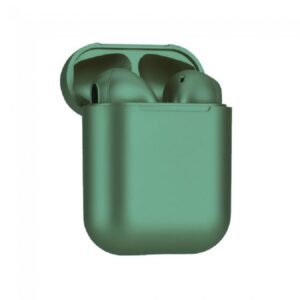 Cuffie Auricolari inPods 12 Verde Opaco TWS Bluetooth Wireless 5.0 Touch Microfono Compatibili iOS Android