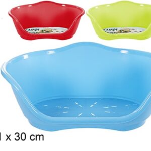 Cuccia in Plastica da salotto per Cani e Gatti elegante Lettino per animali domestici 65 x 41 x 30 cm