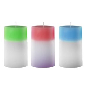 Candele Naturali Candele A Colonna Con Luce A LED Integrate Che Cambiano Colore