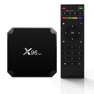 Leovin Smart tv box x96 mini android 10 8k 4gb ram 32gb rom iptv telecomando