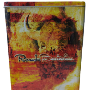 Renato Balestra cintura uomo in pelle casual 836/35 Testa di Moro confanetto in alluminio