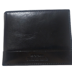 Egon Furstenberg PF 513-1 Portafoglio uomo in pelle portamonete carte credito Nero