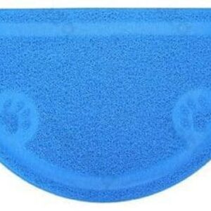 Tappetino cibo per cani impermeabile Tappetino per alimentazione per animali domestici 36 x 59 cm Azzurro