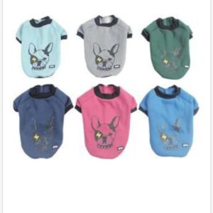 Vestiti per Cani in Cotone morbido T-Shirt per Cani per Cani di Piccola o Media Taglia M