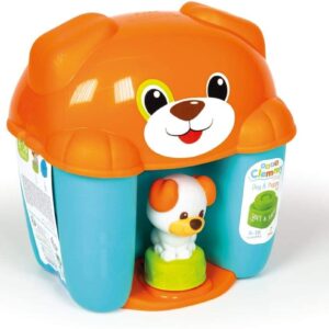 Clementoni soft clemmy Mattoncini Morbidi Clemmy Secchiello Cat  Kitty 7 Pz  Arancione