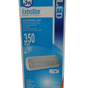 Lampada di emergenza Led 3W Bianco Freddo 6500K 350 lumen