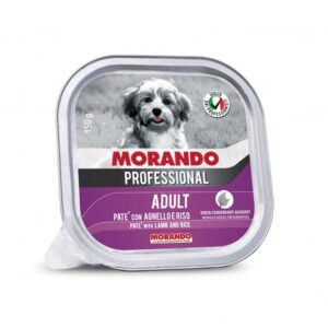 Morando Cibo umido per cani - professional agnello e riso da 150 gr in vaschetta