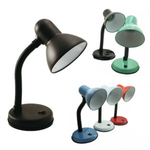 Lampada da scrivania o tavolo Snodabile e Orientabile -attacco E27 Con Base Per Scrivania Tavolo 203b