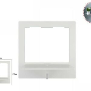 Mensola In Legno Bianco Quadrata 29cm - Arredo per  Casa e Cameretta