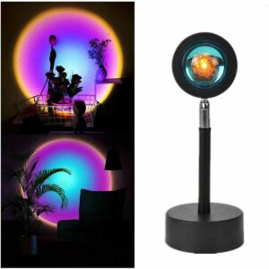 Lampada Proiettore a  Led Orientabile - Arcobaleno Atmosfera- Luce Notturna