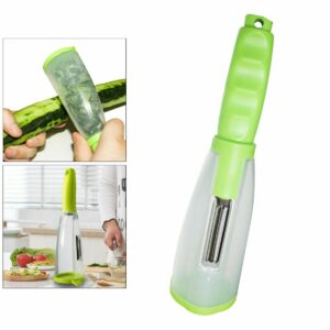 Pelapatate Da Cucina  Pela Frutta Ortaggi -Con Contenitore