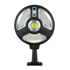Lampione stradale led con pannello solare fotovoltaico 120 led faro staffa
