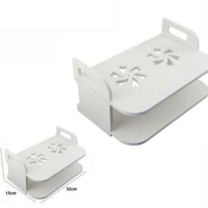 Mensola In Legno Bianco 34x24x8.5cm -Arredo per  Casa, Cameretta o bagno 70206 dfh