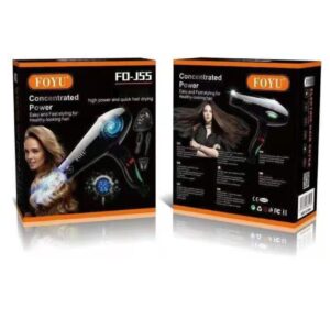 Phon Asciugacapelli Professionale foyu 3800Watt -temperatura regolabile