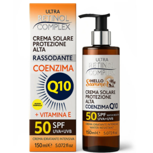 Crema Solare Antiage Coenzima Q10 SPF 50 Protezione Molto Alta 150 ml