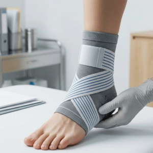Supporto Caviglia Ortopedico Elastica Regolabile – Tutore Sportivo per Stabilità e Protezione della Caviglia