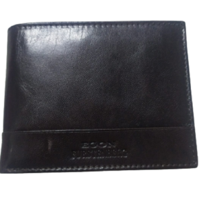 Egon Furstenberg PF 513-1 Portafoglio uomo in pelle portamonete carte credito Testa di Moro