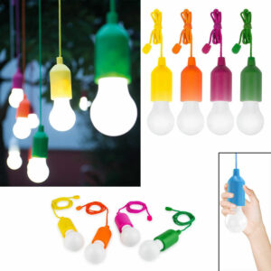 Lampadina luce led a batterie  portatile con corda 10 pezzi