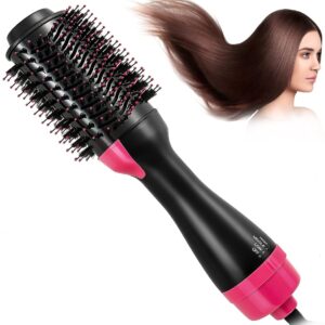 Spazzola ad aria calda 3 in 1 per asciugare lisciare e arricciare i capelli ideale per tutti gli stili di acconciatura