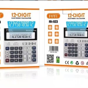 Calcolatrice elettronica digitale tavolo 12 cifre scuola ufficio casa università foyu fo-j123