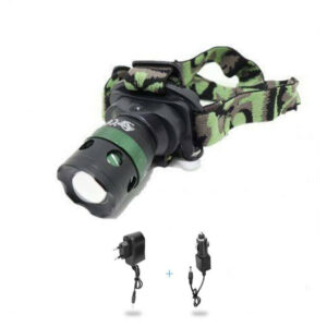 Torcia lampada frontale LED da testa ricaricabile notturna