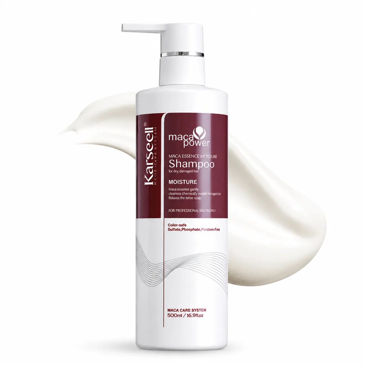 Karseell Shampoo riparatore profondo all'olio di argan per capelli danneggiati