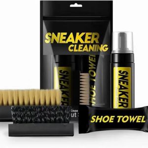 Kit Pulizia Scarpe: Schiuma Detergente Senza Acqua